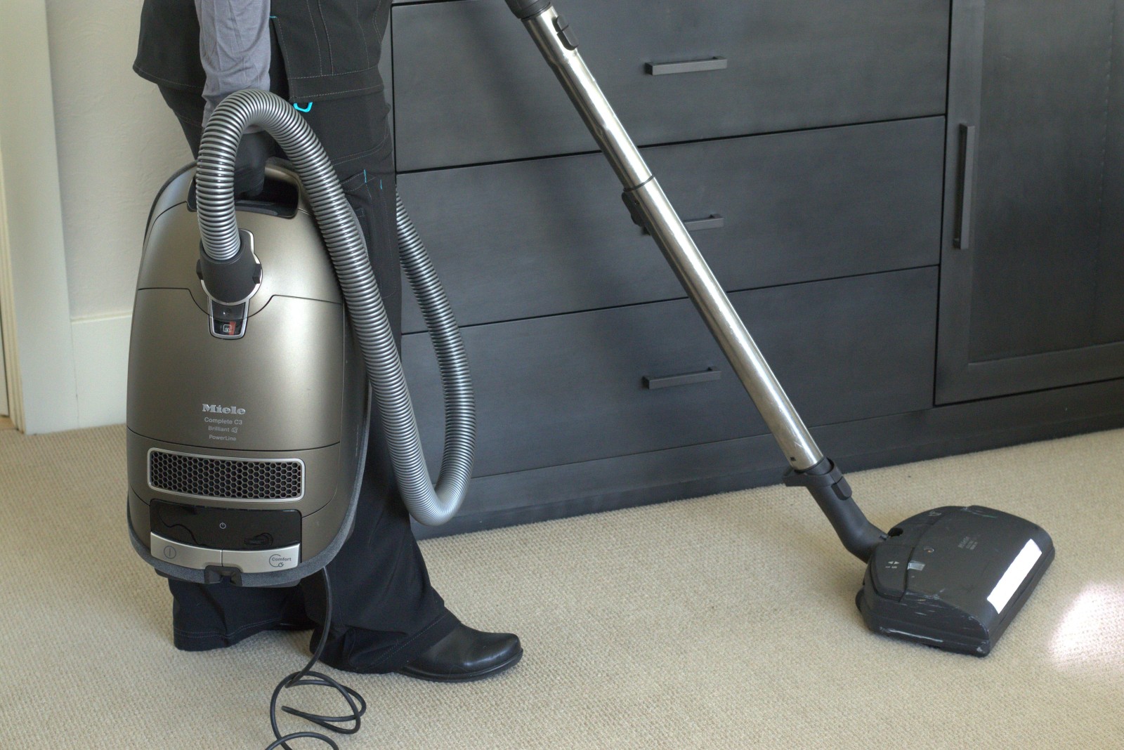 Miele at work in a Jackson Hole home